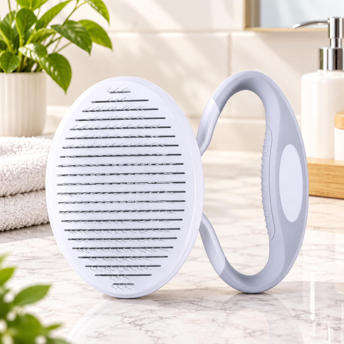 Meowora Self-Cleaning Slicker Brush