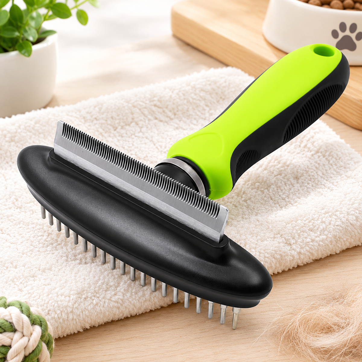 Meowora 2-in-1 Deshedding Brush