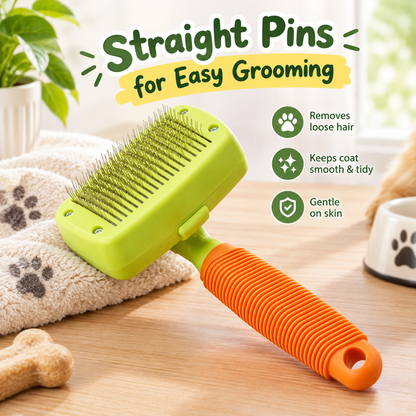 Meowora Retractable Pet Grooming Brush