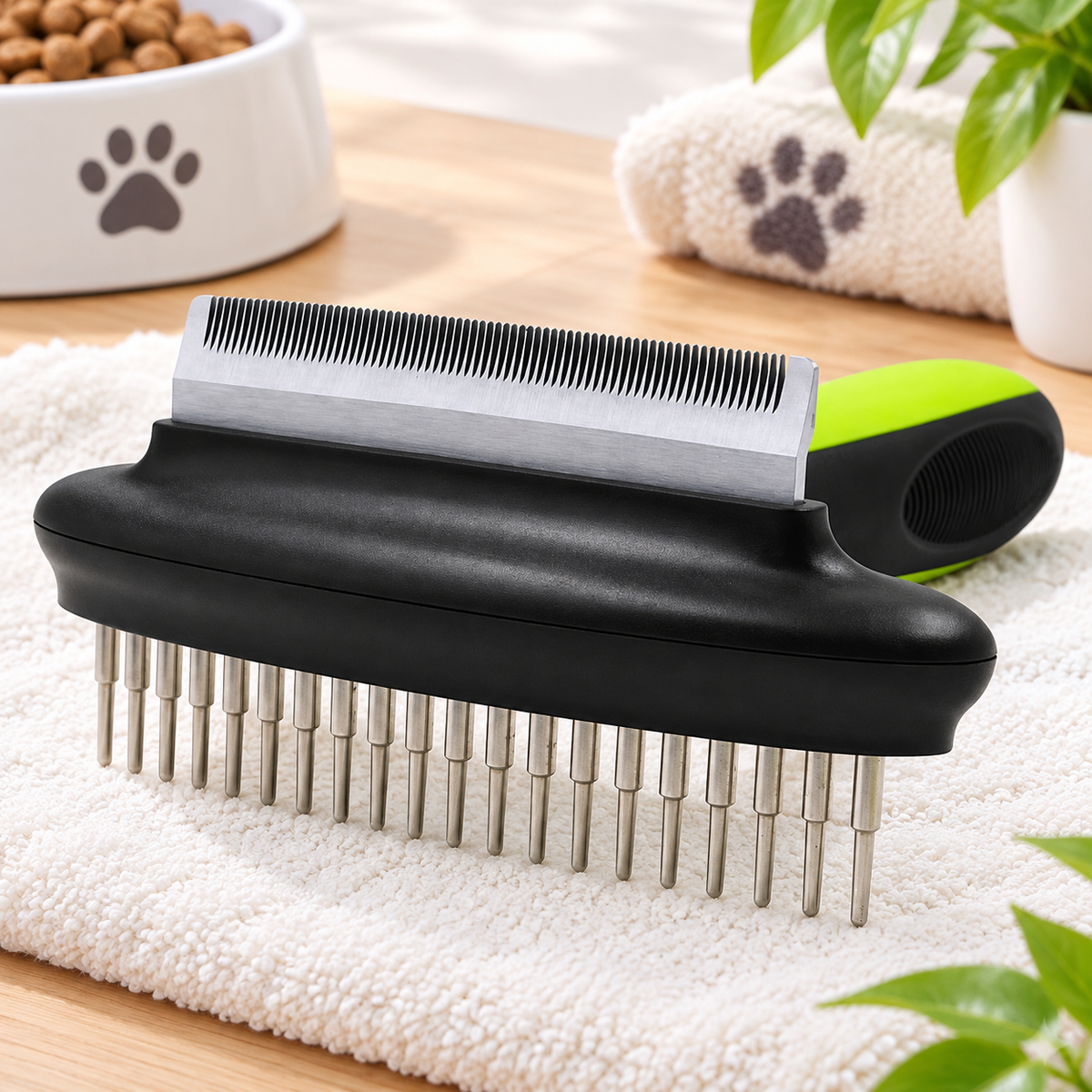 Meowora 2-in-1 Deshedding Brush