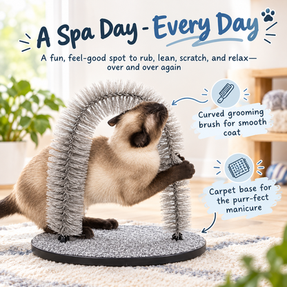 Meowora Self-Grooming Cat Arch