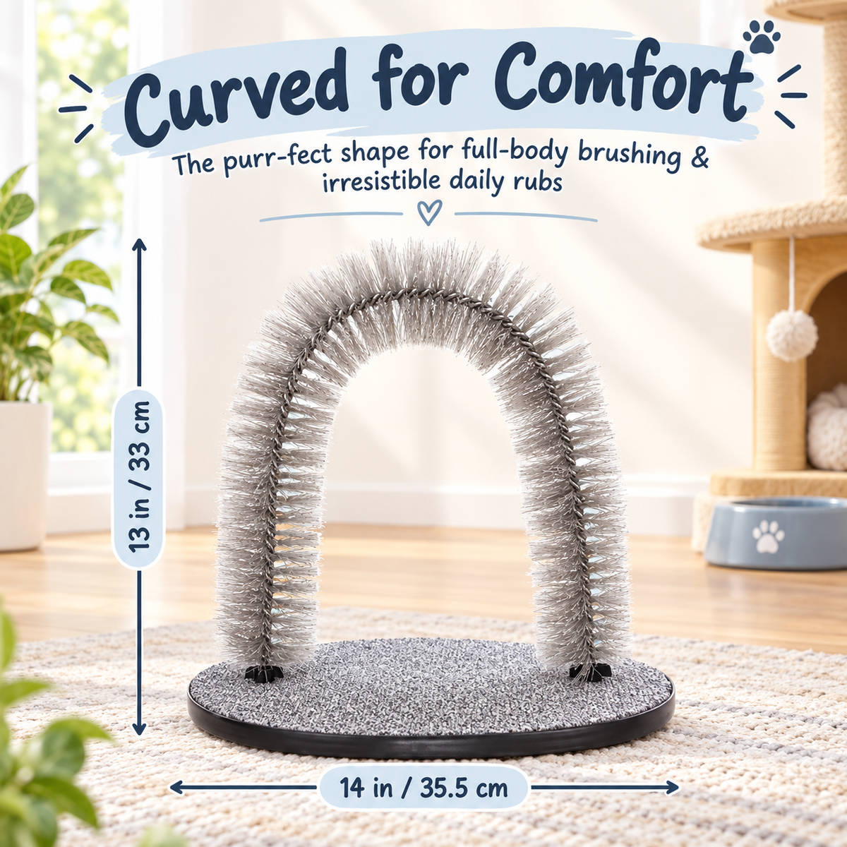 Meowora Self-Grooming Cat Arch