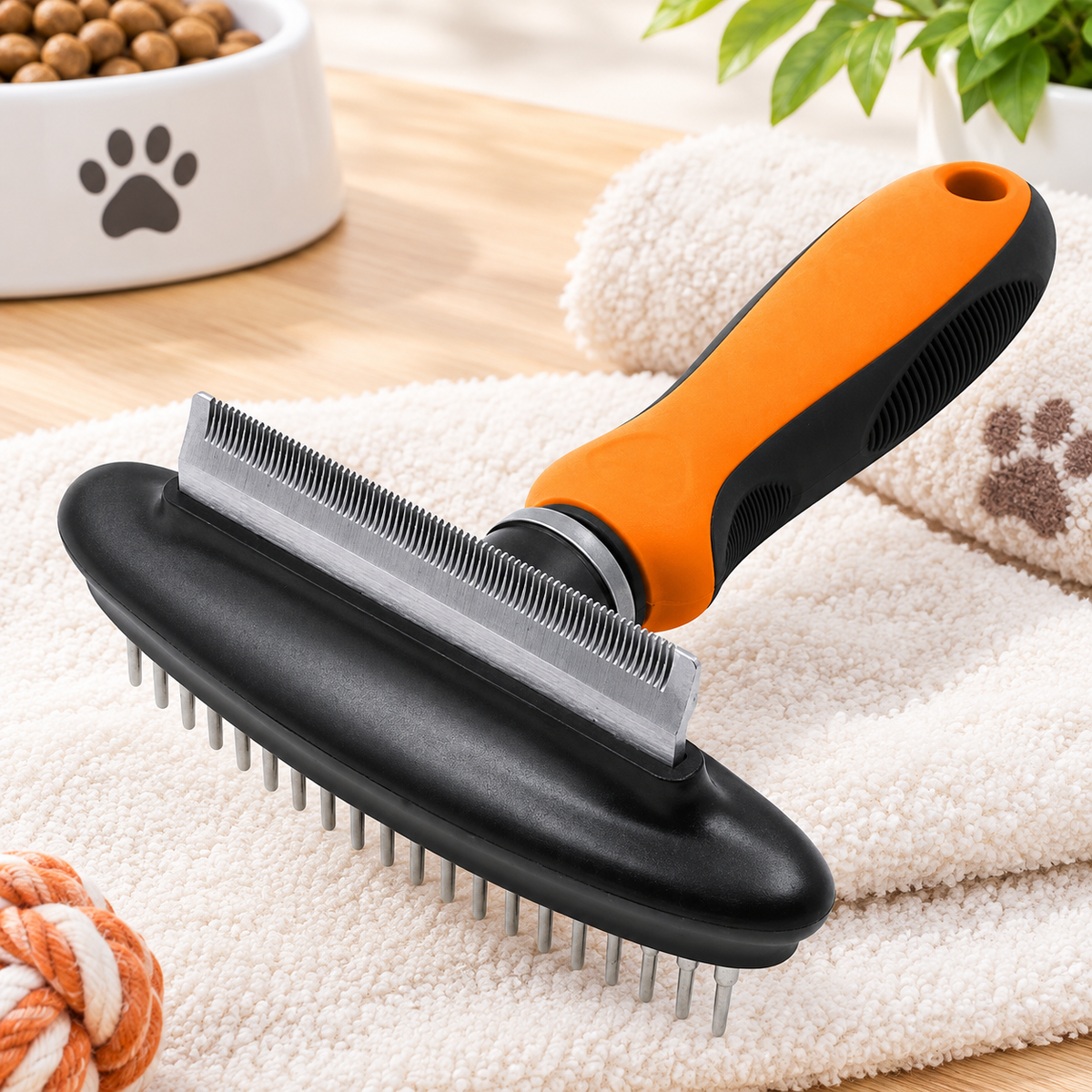 Meowora 2-in-1 Deshedding Brush
