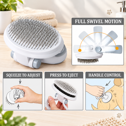 Meowora Self-Cleaning Slicker Brush